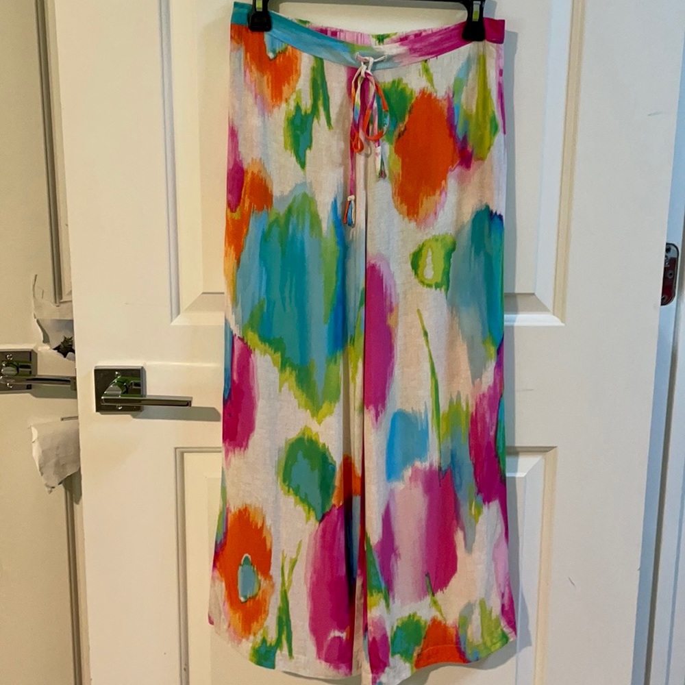 Natori Cropped Wide Leg Pant. XS. Natori. Excellent Cond.